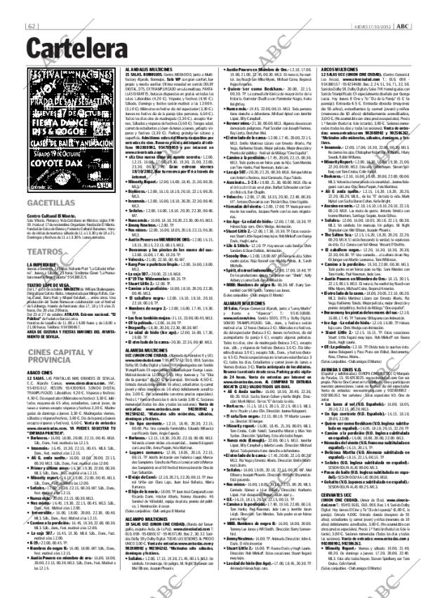 ABC SEVILLA 17-10-2002 página 62