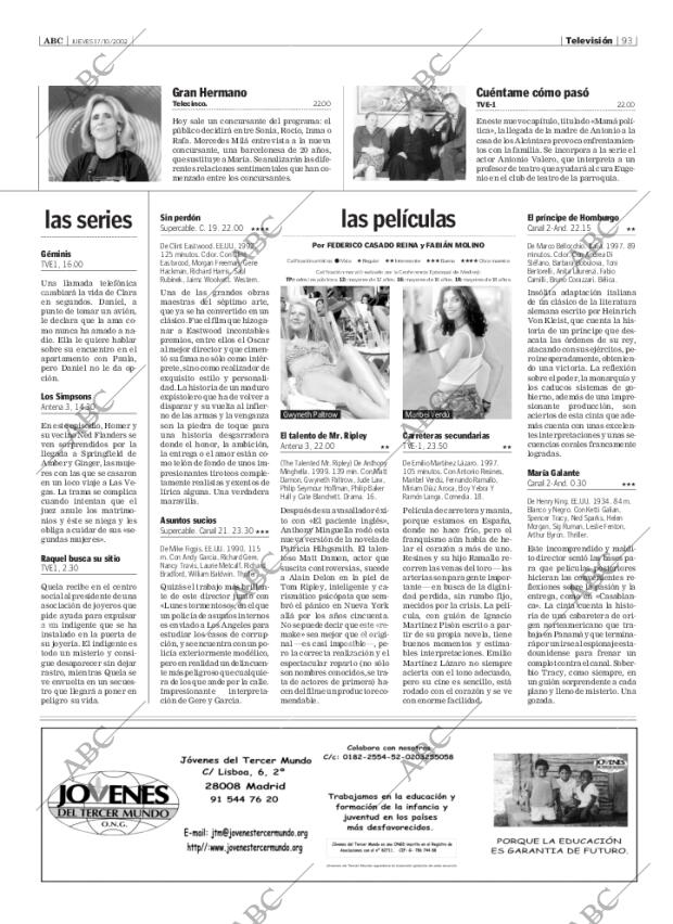 ABC SEVILLA 17-10-2002 página 93