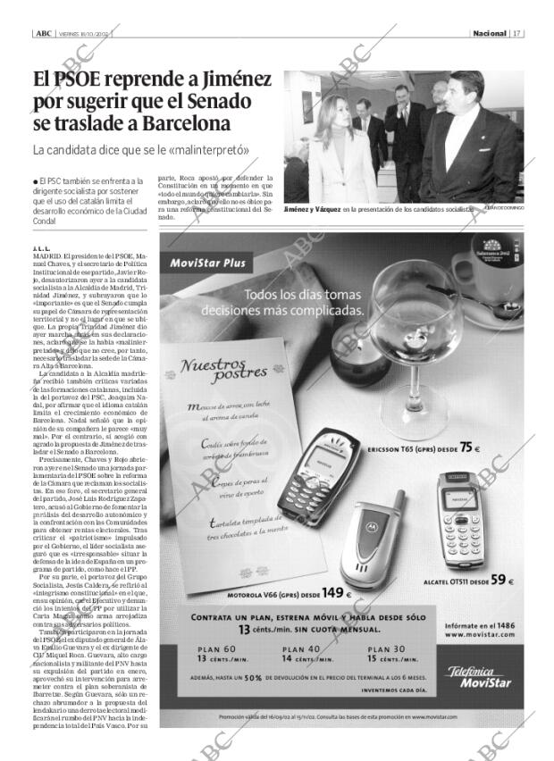 ABC MADRID 18-10-2002 página 17