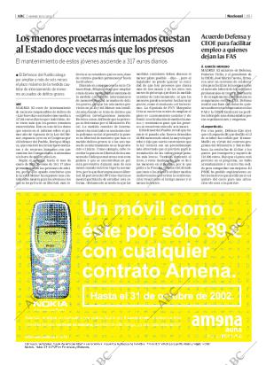 ABC MADRID 18-10-2002 página 19
