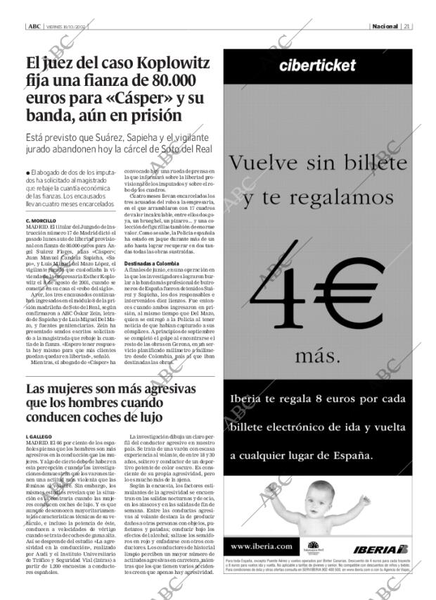 ABC MADRID 18-10-2002 página 21