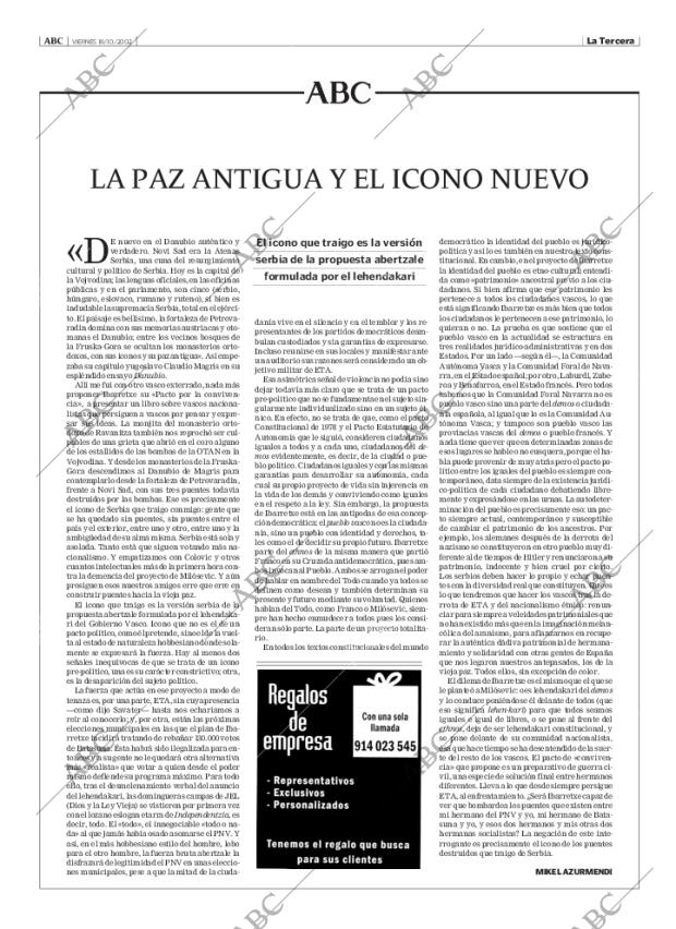 ABC MADRID 18-10-2002 página 3