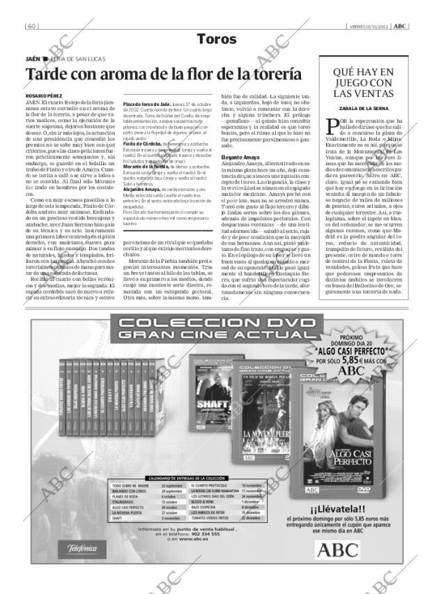ABC MADRID 18-10-2002 página 60