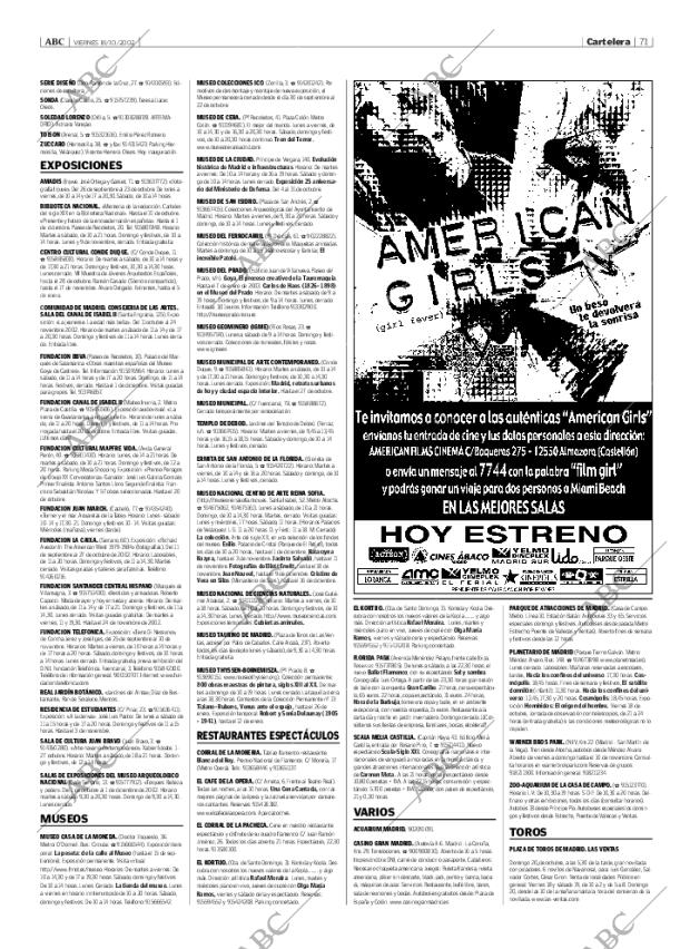 ABC MADRID 18-10-2002 página 71