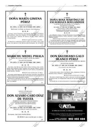 ABC MADRID 18-10-2002 página 72