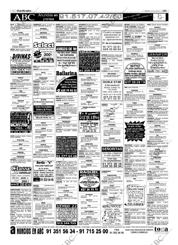 ABC MADRID 18-10-2002 página 78