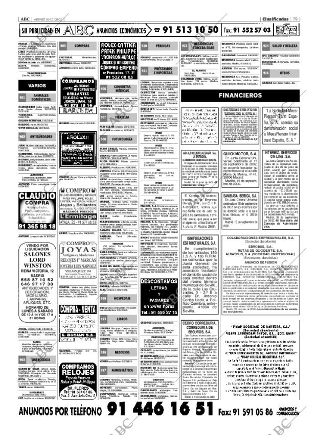 ABC MADRID 18-10-2002 página 79