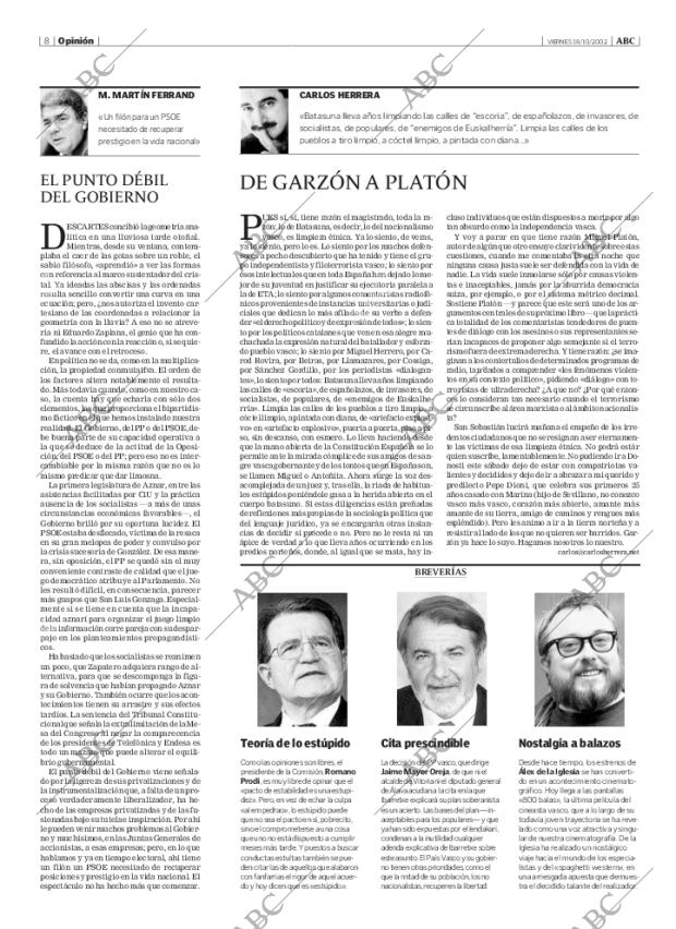 ABC MADRID 18-10-2002 página 8