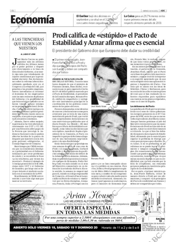 ABC MADRID 18-10-2002 página 81