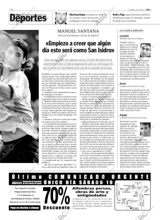 ABC MADRID 18-10-2002 página 95