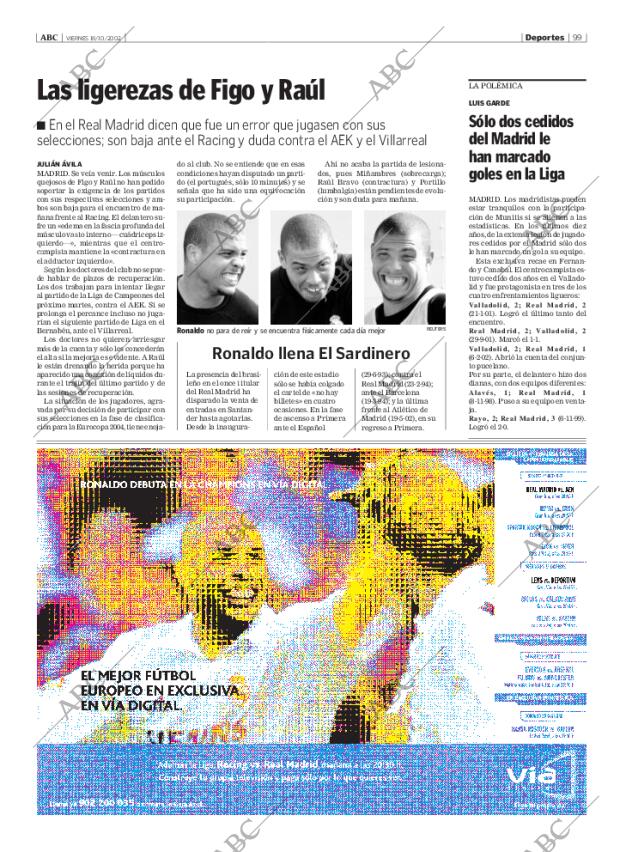 ABC MADRID 18-10-2002 página 99