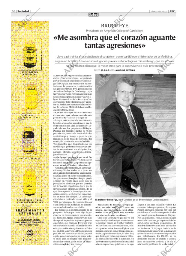 ABC MADRID 19-10-2002 página 56