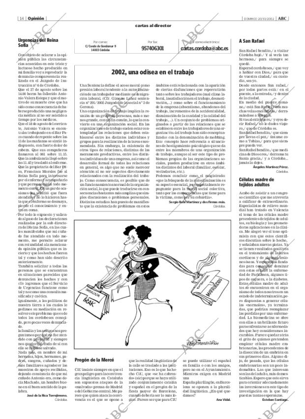 ABC CORDOBA 20-10-2002 página 14