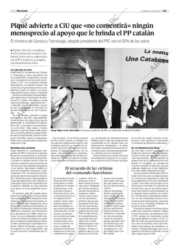 ABC CORDOBA 20-10-2002 página 20