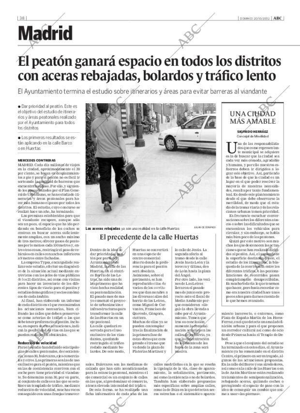 ABC MADRID 20-10-2002 página 38