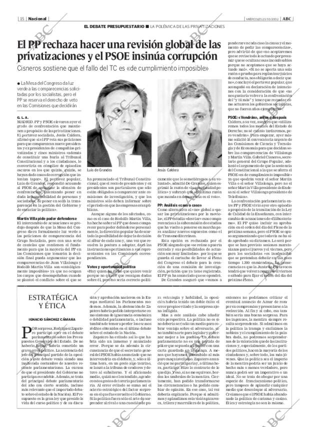 ABC MADRID 23-10-2002 página 15
