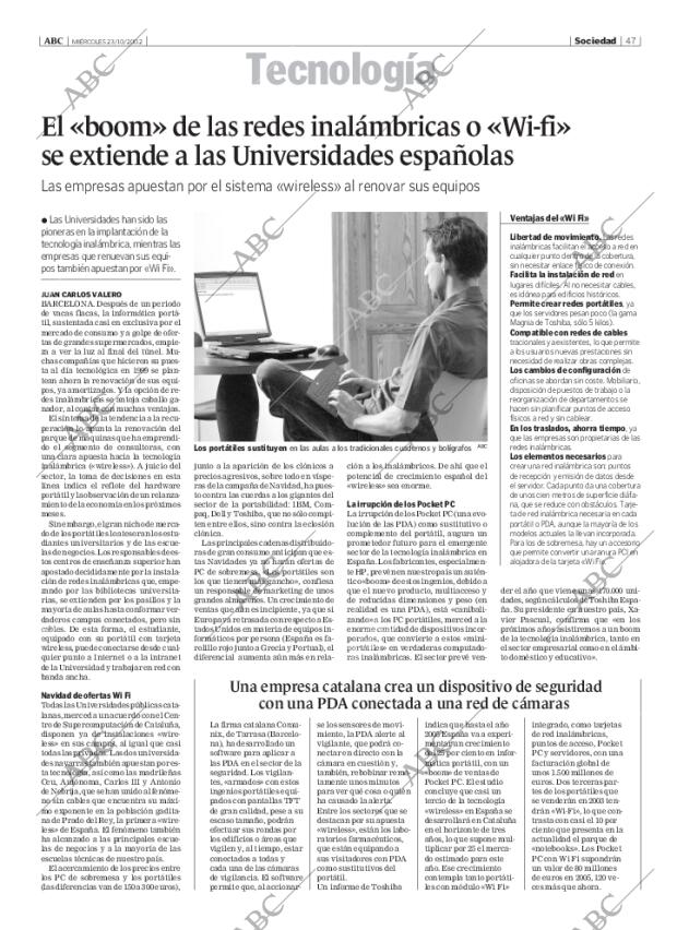 ABC MADRID 23-10-2002 página 47