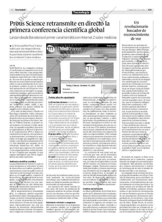 ABC MADRID 23-10-2002 página 48