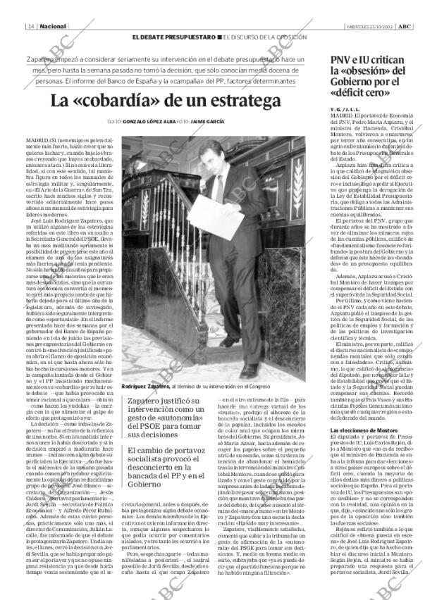 ABC SEVILLA 23-10-2002 página 14