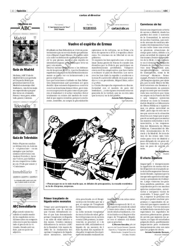 ABC MADRID 24-10-2002 página 10