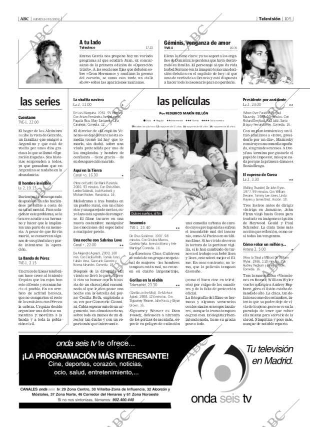 ABC MADRID 24-10-2002 página 105