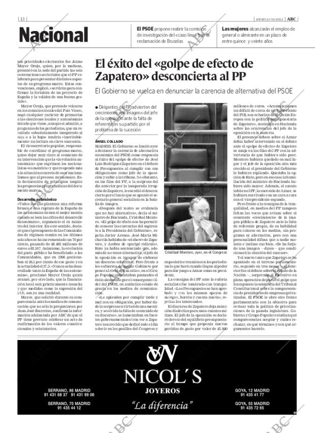 ABC MADRID 24-10-2002 página 13