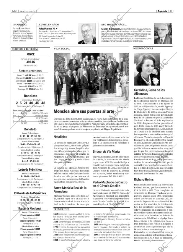 ABC MADRID 24-10-2002 página 41