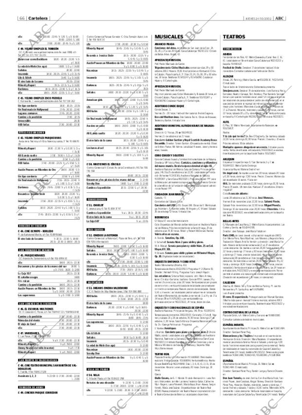 ABC MADRID 24-10-2002 página 66