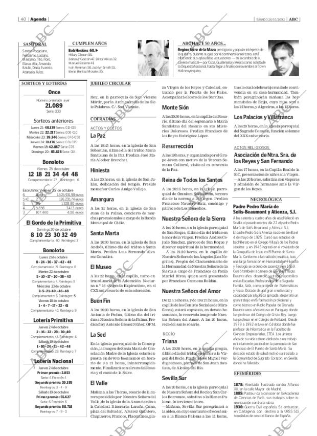 ABC SEVILLA 26-10-2002 página 40