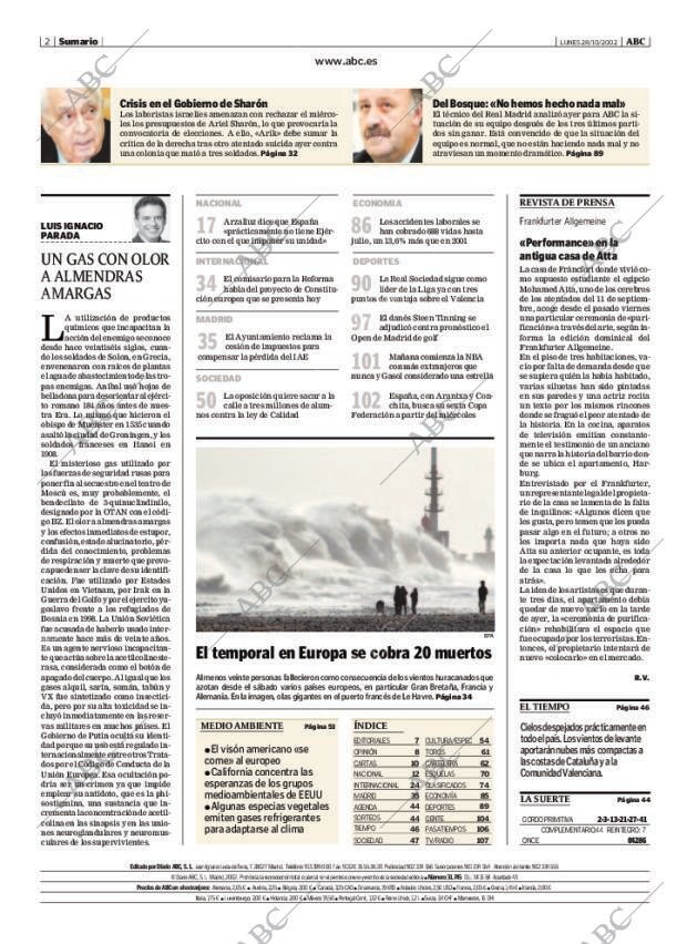 ABC MADRID 28-10-2002 página 2