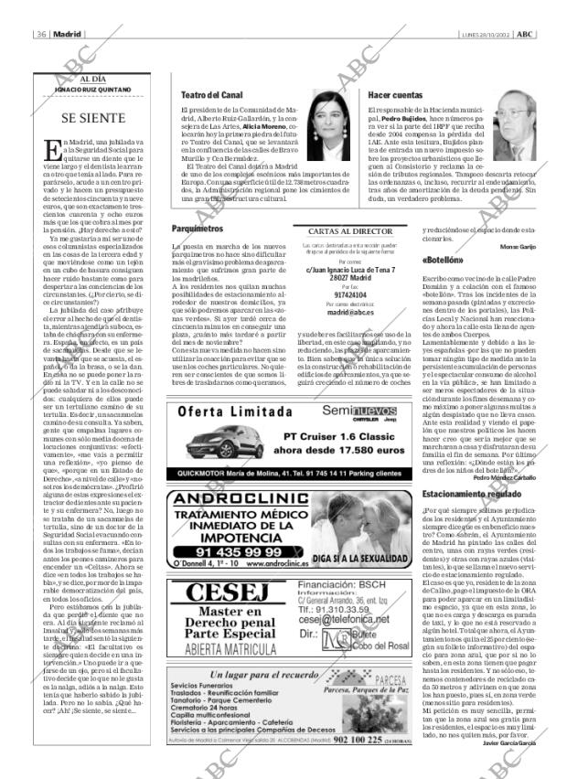 ABC MADRID 28-10-2002 página 36