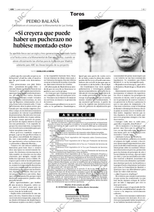 ABC MADRID 28-10-2002 página 61