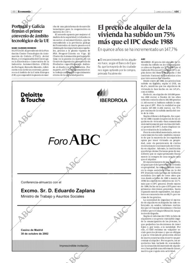 ABC MADRID 28-10-2002 página 88