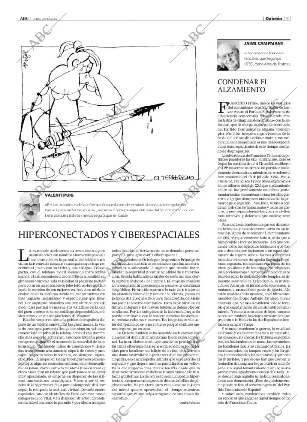 ABC MADRID 28-10-2002 página 9