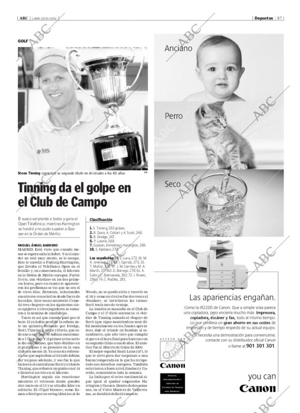 ABC MADRID 28-10-2002 página 97