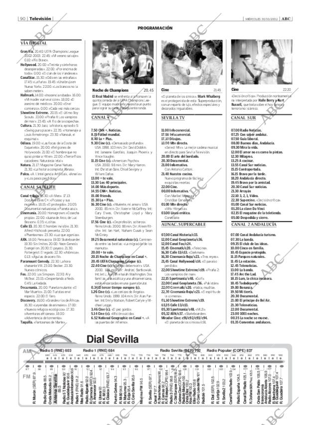 ABC SEVILLA 30-10-2002 página 90