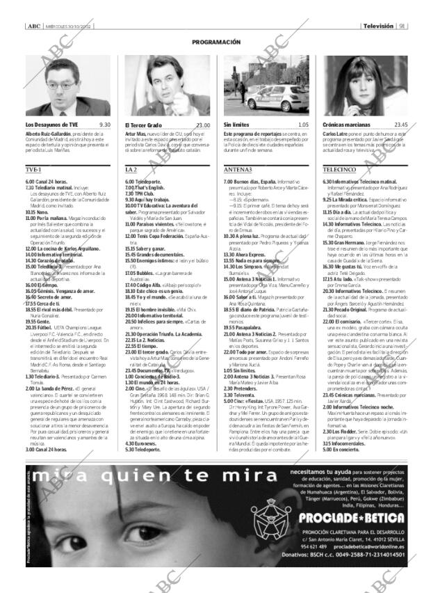 ABC SEVILLA 30-10-2002 página 91