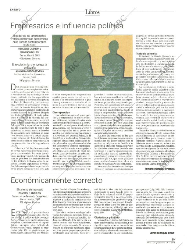 CULTURAL MADRID 02-11-2002 página 19