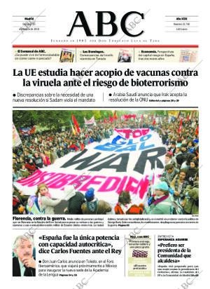 ABC MADRID 10-11-2002 página 1