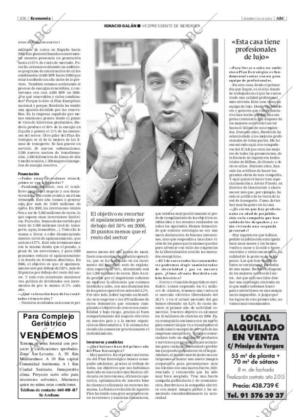 ABC MADRID 10-11-2002 página 106