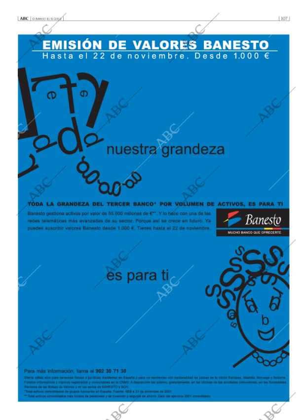 ABC MADRID 10-11-2002 página 107