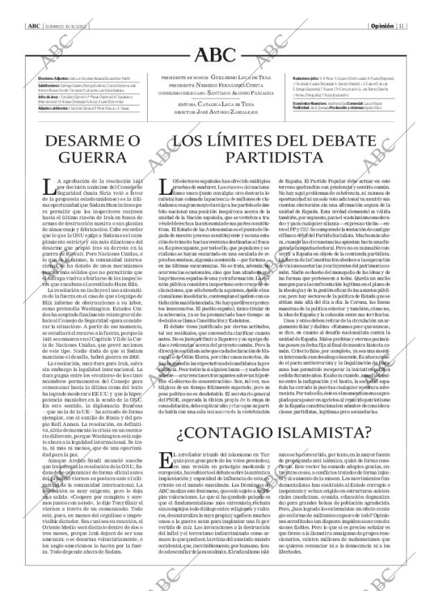 ABC MADRID 10-11-2002 página 11