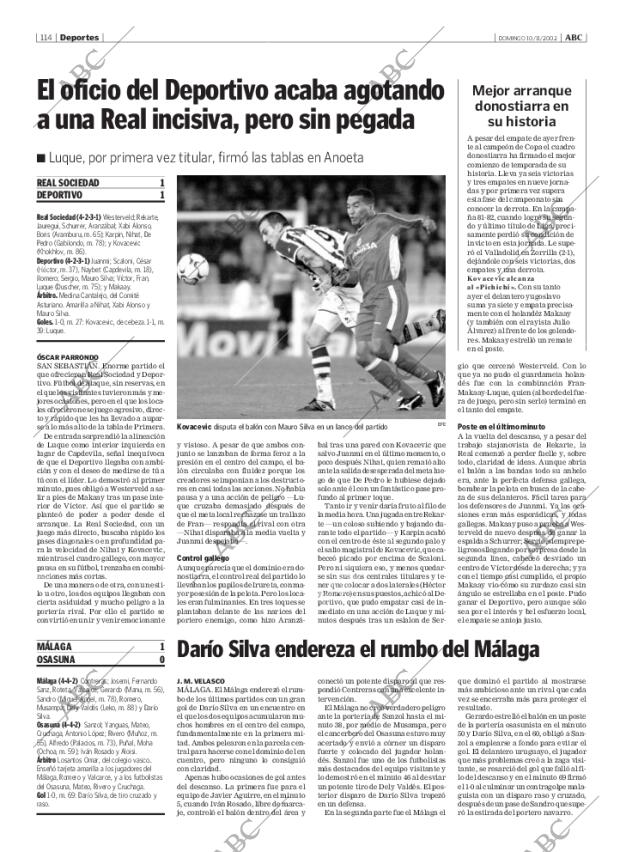 ABC MADRID 10-11-2002 página 114