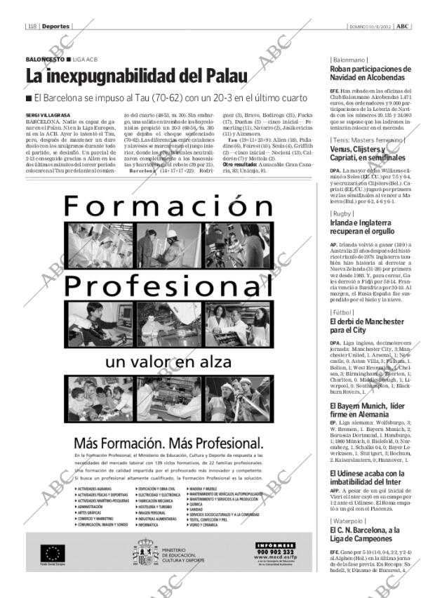 ABC MADRID 10-11-2002 página 118