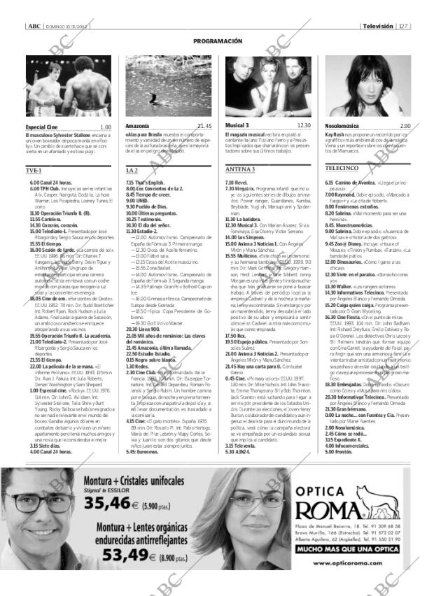 ABC MADRID 10-11-2002 página 127