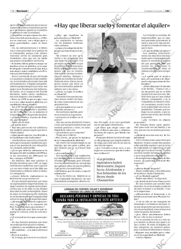 ABC MADRID 10-11-2002 página 19