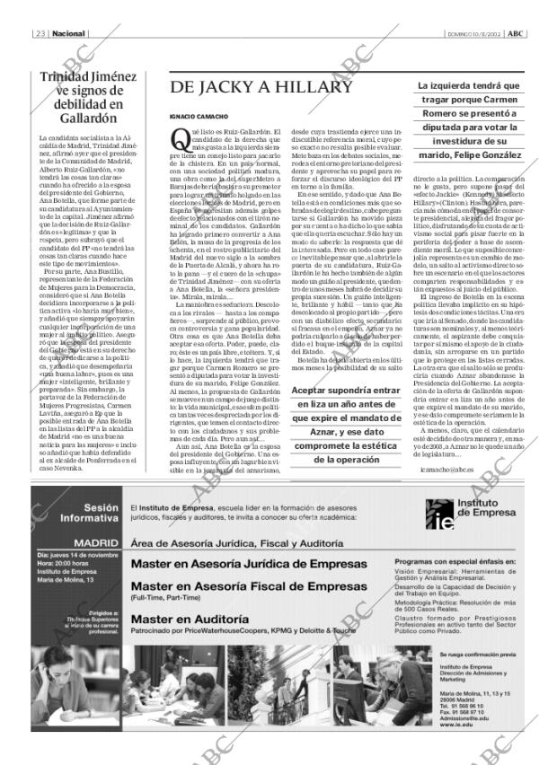 ABC MADRID 10-11-2002 página 23