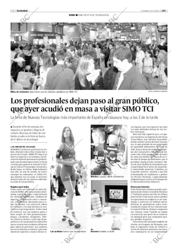 ABC MADRID 10-11-2002 página 52