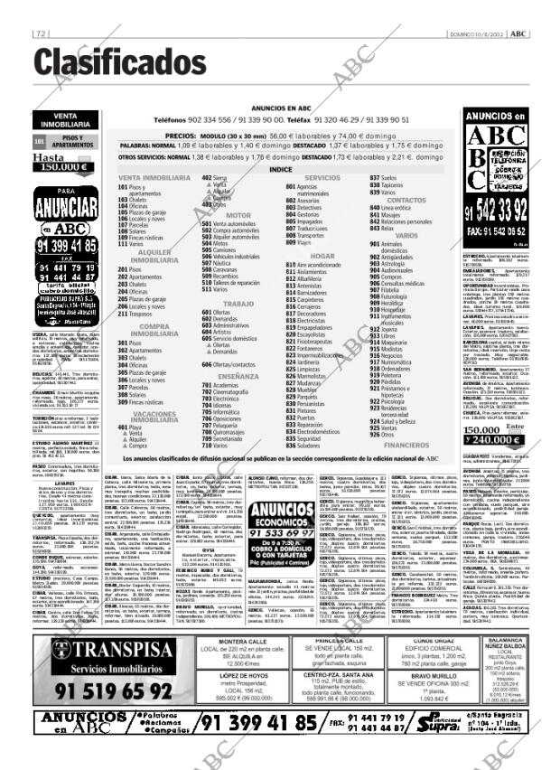 ABC MADRID 10-11-2002 página 72