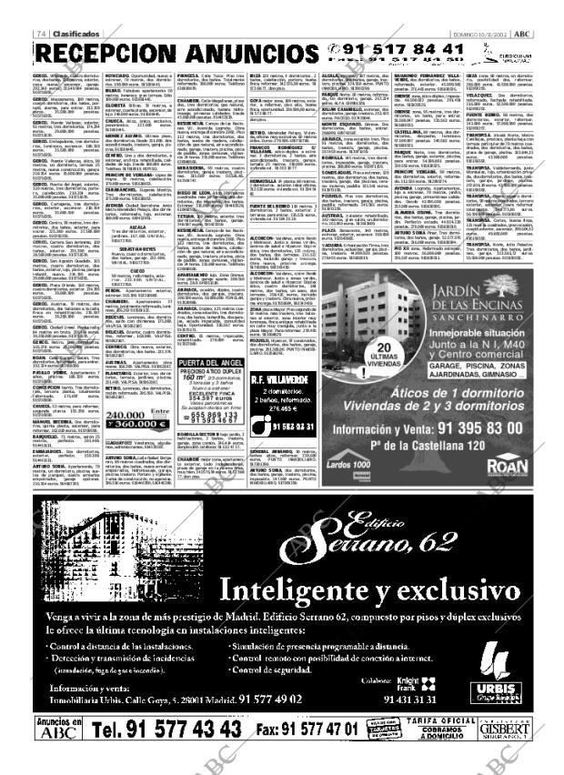 ABC MADRID 10-11-2002 página 74